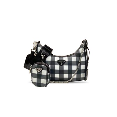 PRADA RE-EDITION 2005 PRINTED RE-NYLON BAG 1BH204 (22*12*6cm) 